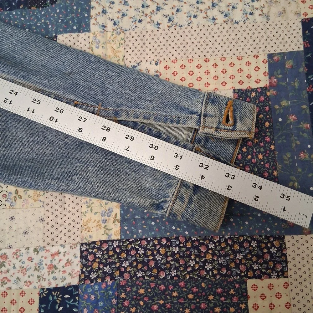 Vintage 90s Levis White Tab Type 3 Denim Trucker Jacket Sz XL 57598 Made in USA‎